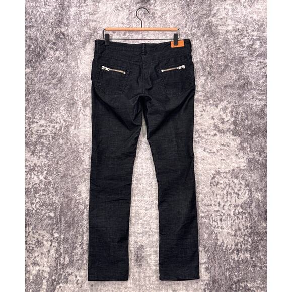 Isabel Marant Pants 2 Womens Black Skinny Fit Corduroy - Picture 2 of 7
